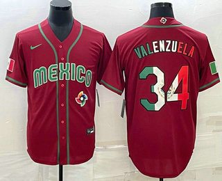 Men's Mexico Baseball #34 Fernando Valenzuela 2023 Red Blue World Baseball Classic Stitched Jersey1,We sell and wholesale Men's Mexico Baseball #34 Fernando Valenzuela 2023 Red Blue World Baseball Classic Stitched Jersey1 on line form chian!